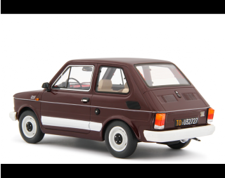 Fiat 126 Personal 4 RED 1980 Rosso amaranto Laudoracing 1:18 Resinemodell (Türen, Motorhaube... nicht zu öffnen!)